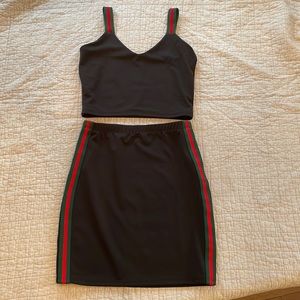 CHERYL CREATIONS SKIRT AND TOP SET SIZE SMALL